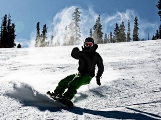 snowboard sur Tignes Val Claret